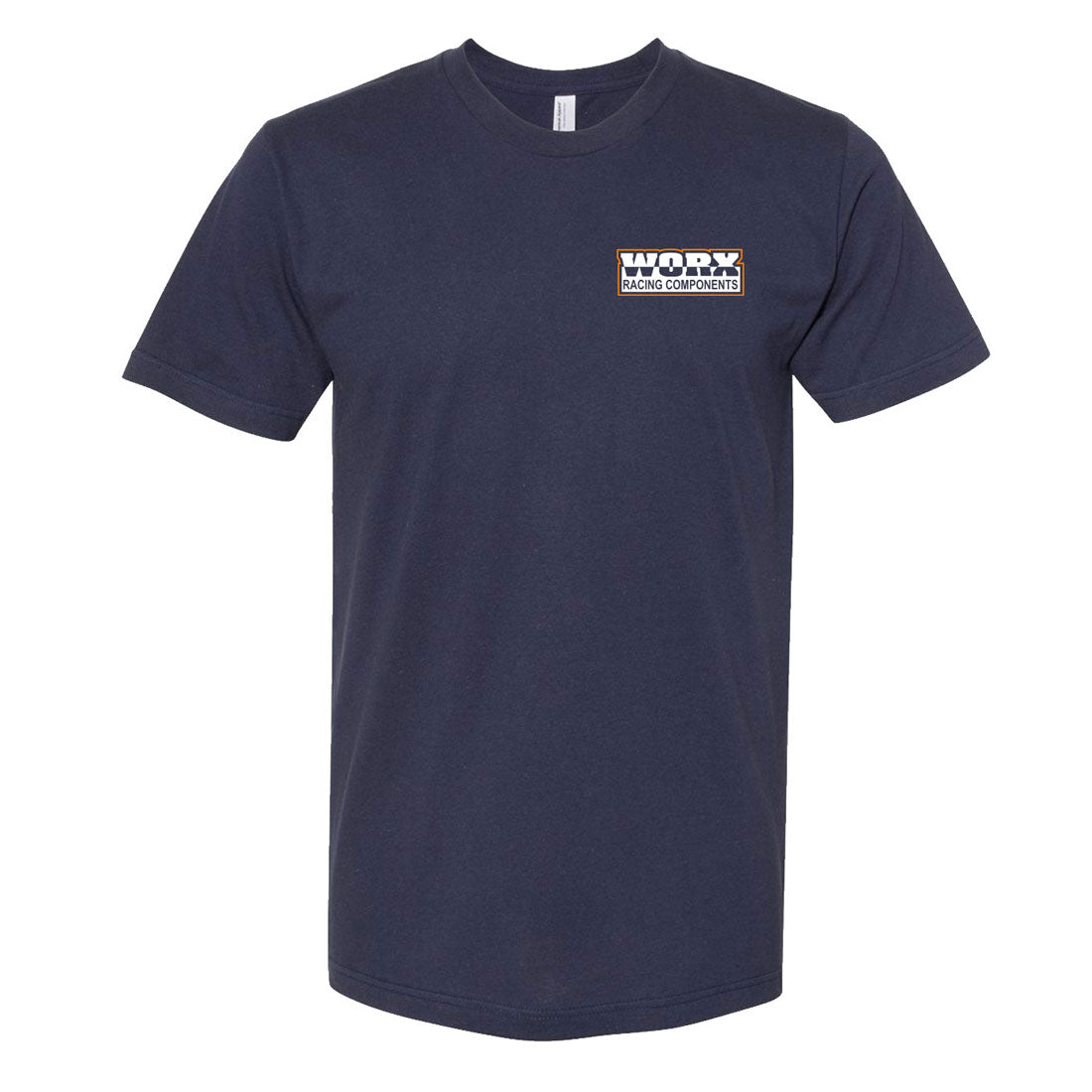 Worx Navy Checkered Tee
