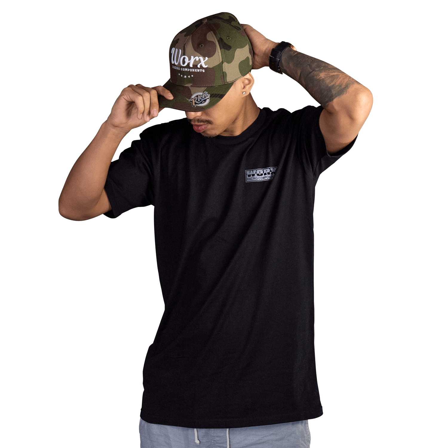 Black/Grey Accelerate Short Sleeve T-Shirt